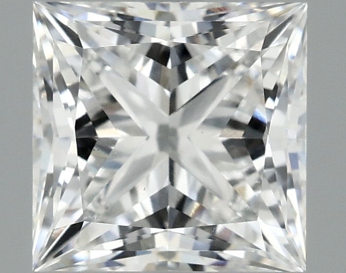 2.10 ct. princess Lab Grown Diamond front image