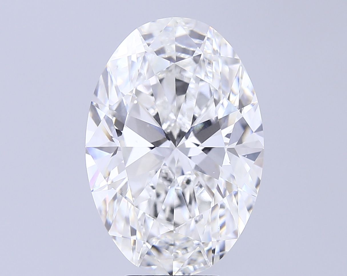 8.03 ct. oval Lab Grown Diamond front image