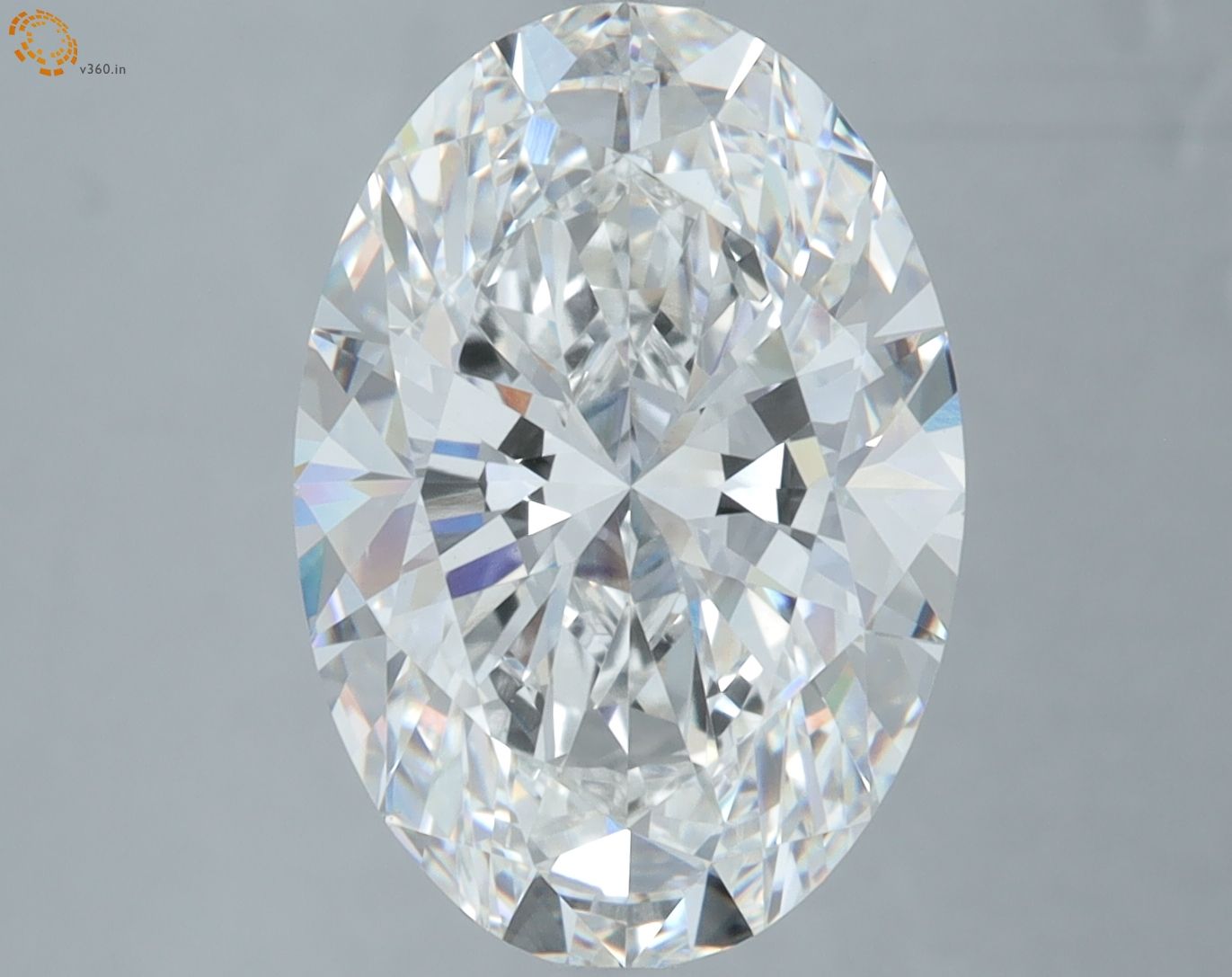 6.21 ct. oval Lab Grown Diamond front image