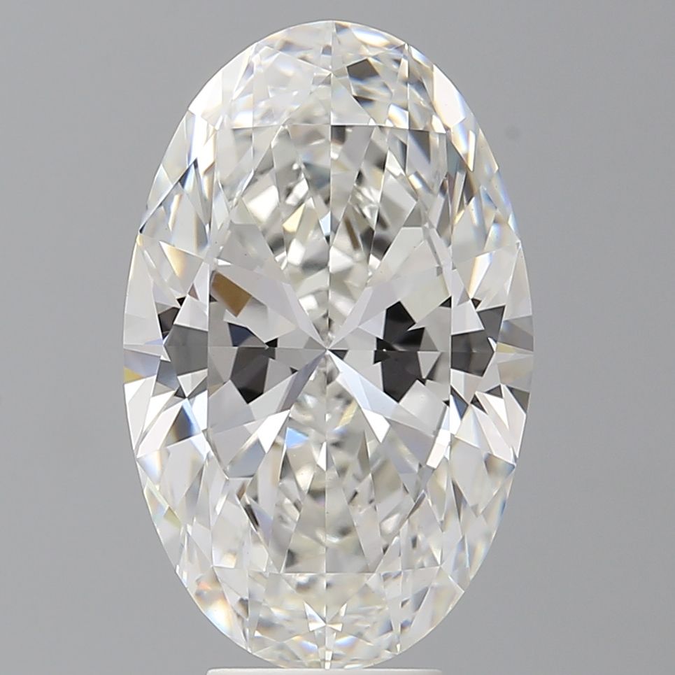 6.56 ct. oval Lab Grown Diamond front image