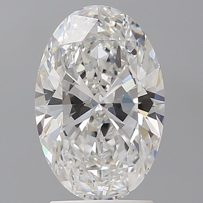 2.55 ct. oval Lab Grown Diamond front image