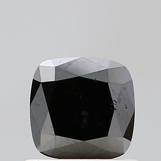 0.94 Carat Cushion brilliant Diamond Fancy Black VS2