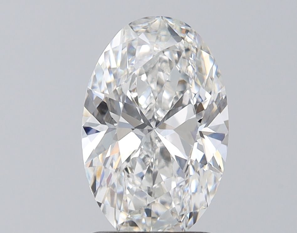 2 carat f VS1 EX Cut IGI oval diamond