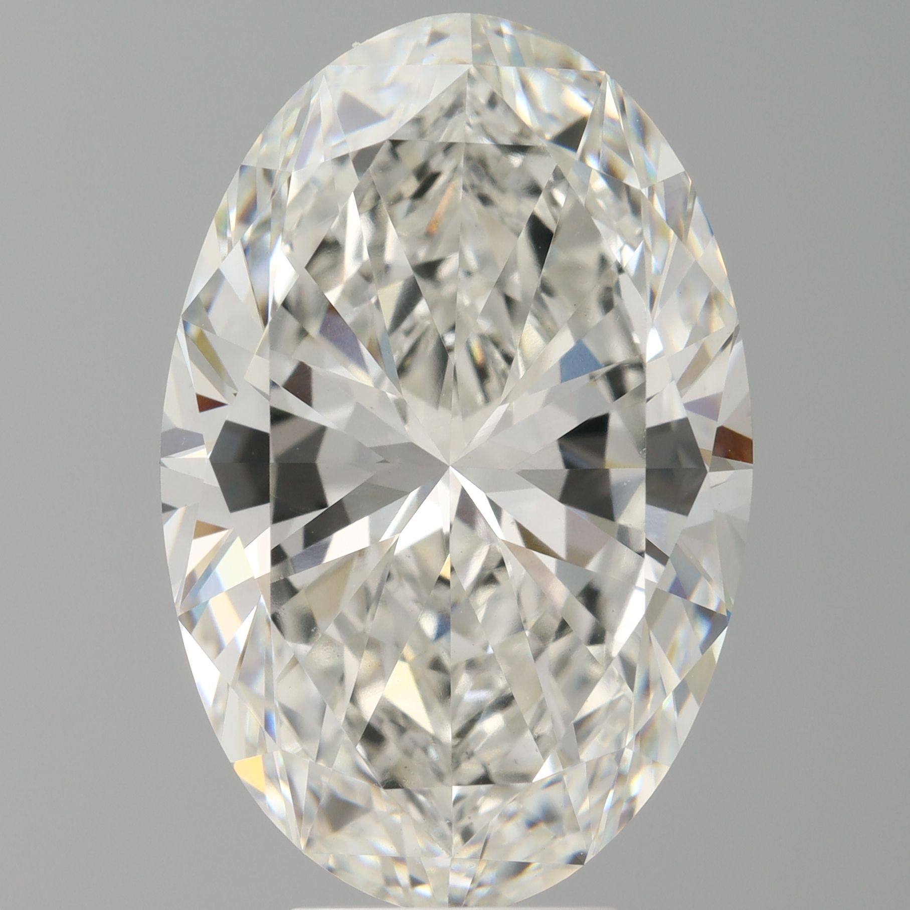 7.08 ct. oval Lab Grown Diamond front image