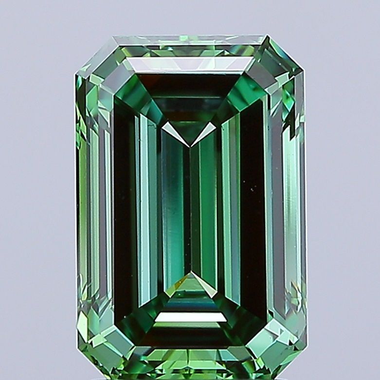 3.01 ct. emerald Lab Grown Diamond front image