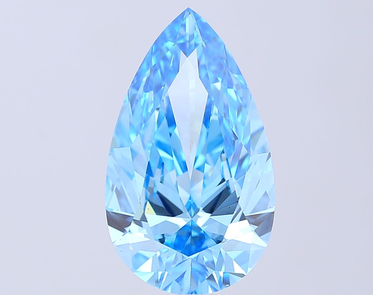 7.01 ct. pear Lab Grown Diamond front image