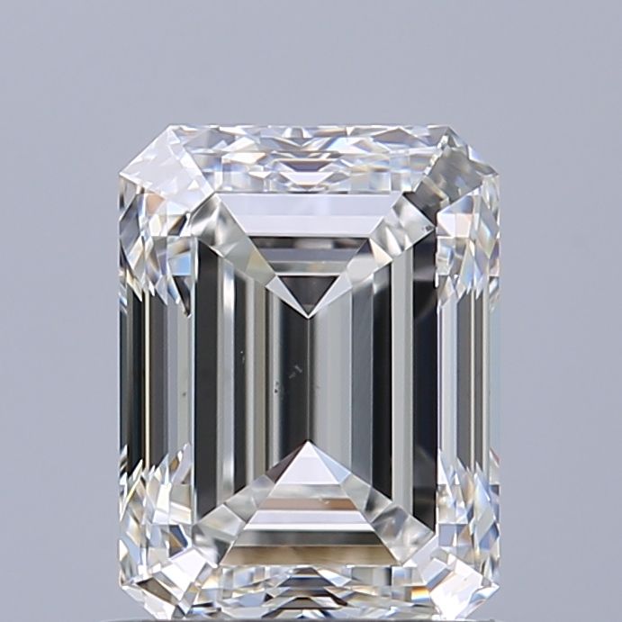 Diamant Émeraude 1.00 ct - Couleur F - Pureté VS2