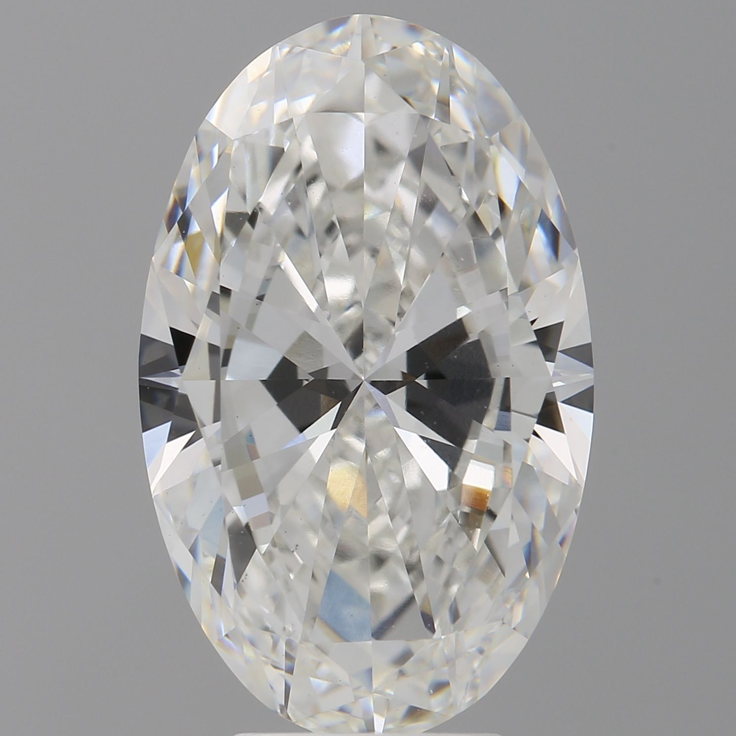 6.02 ct. oval Lab Grown Diamond front image