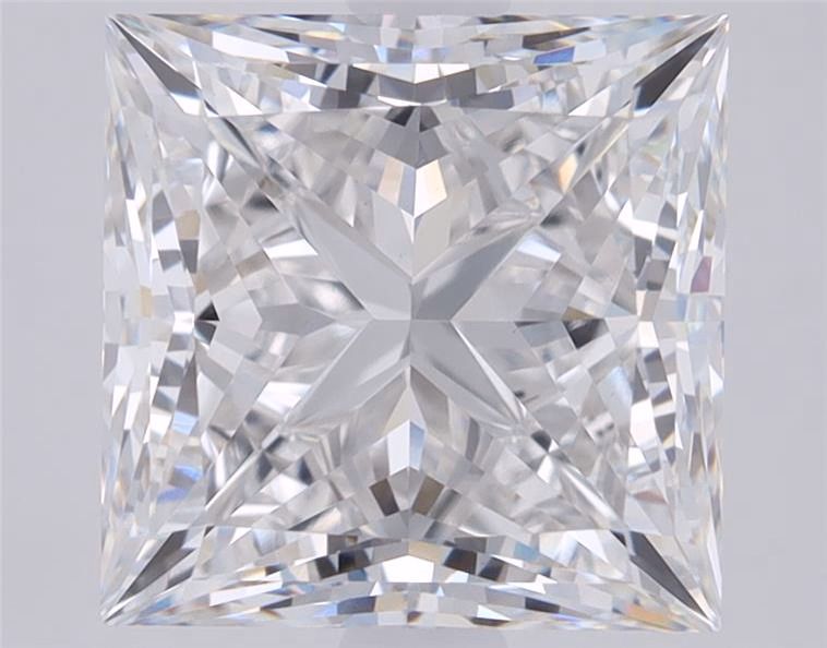 4.02 ct. princess Lab Grown Diamond front image