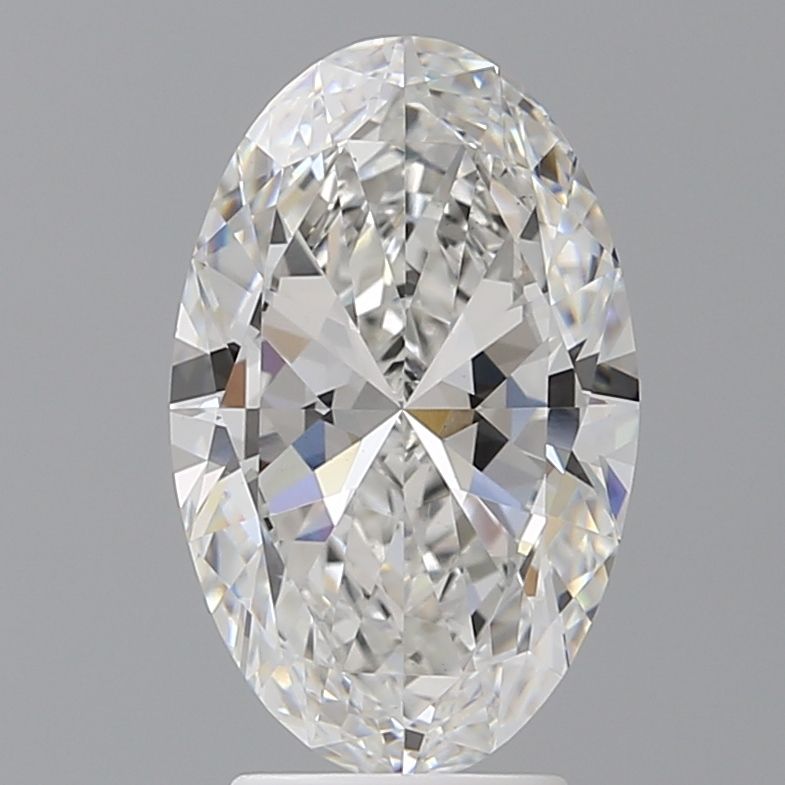 3.42 ct. oval Lab Grown Diamond front image