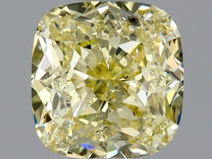 1.02 Carat Cushion brilliant Diamond Fancy Yellow SI2
