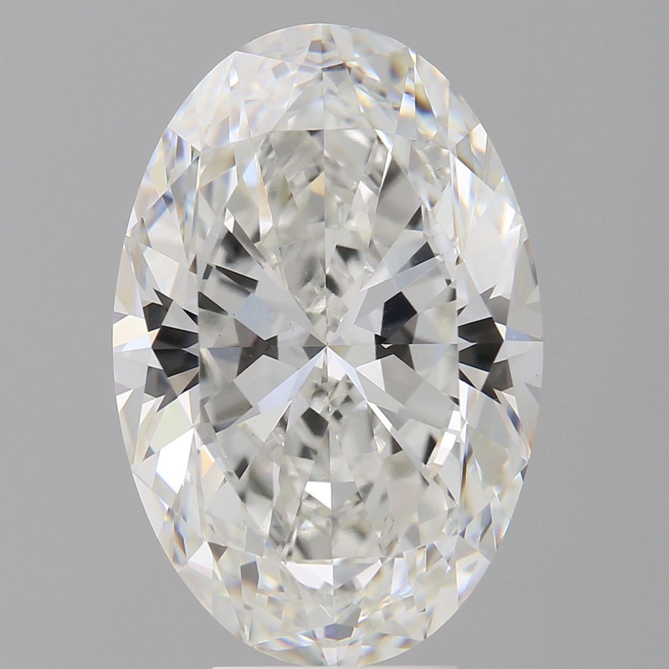 7.10 ct. oval Lab Grown Diamond front image