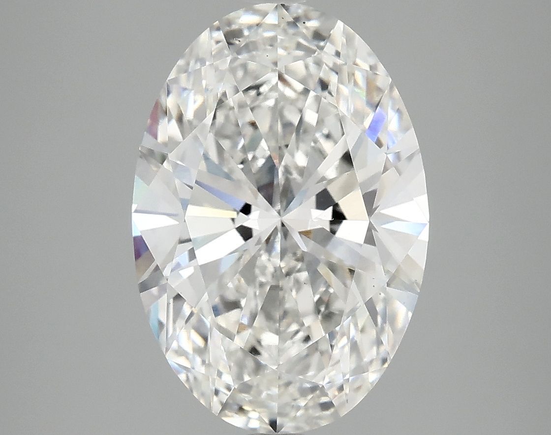3.92 ct. oval Lab Grown Diamond front image