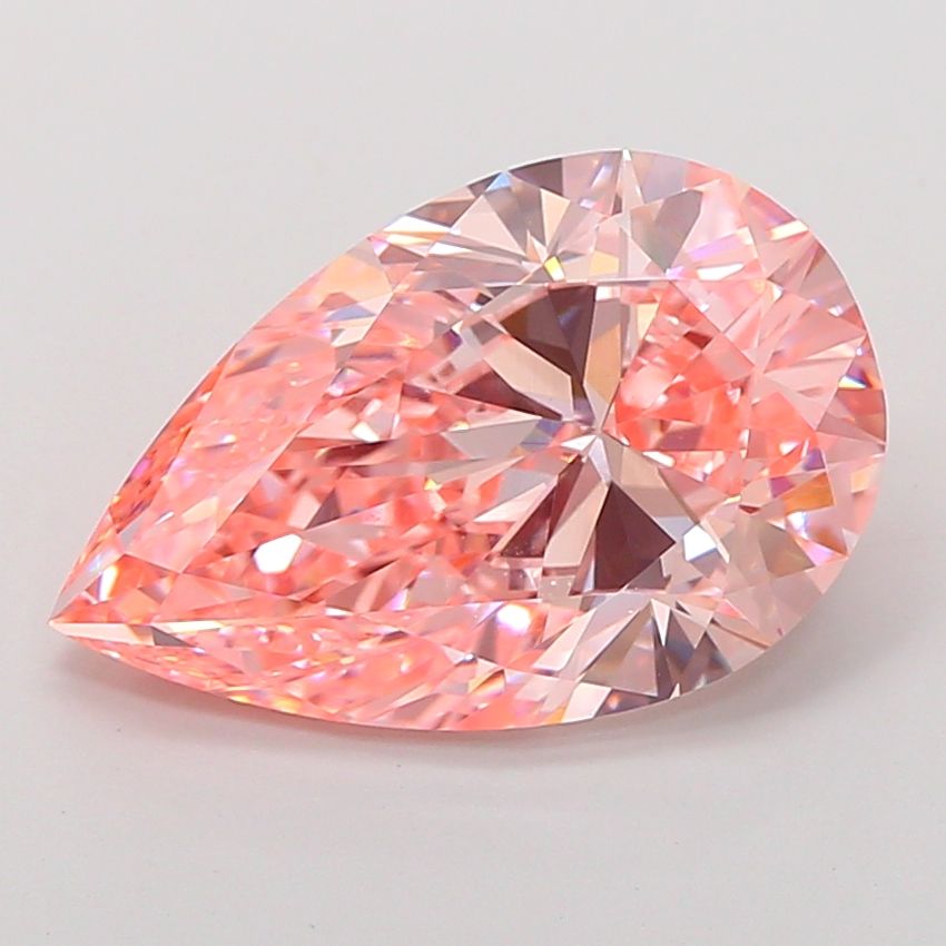 7.01 ct. pear Lab Grown Diamond front image