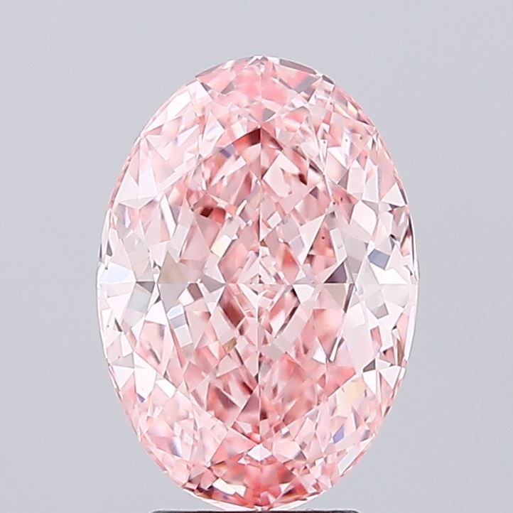 OVAL 3.73ct Fancy Vivid Pink VS1 – EX EX STG