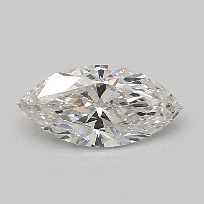 0.72 Carati F VS2 Marquise Laboratorio Diamante