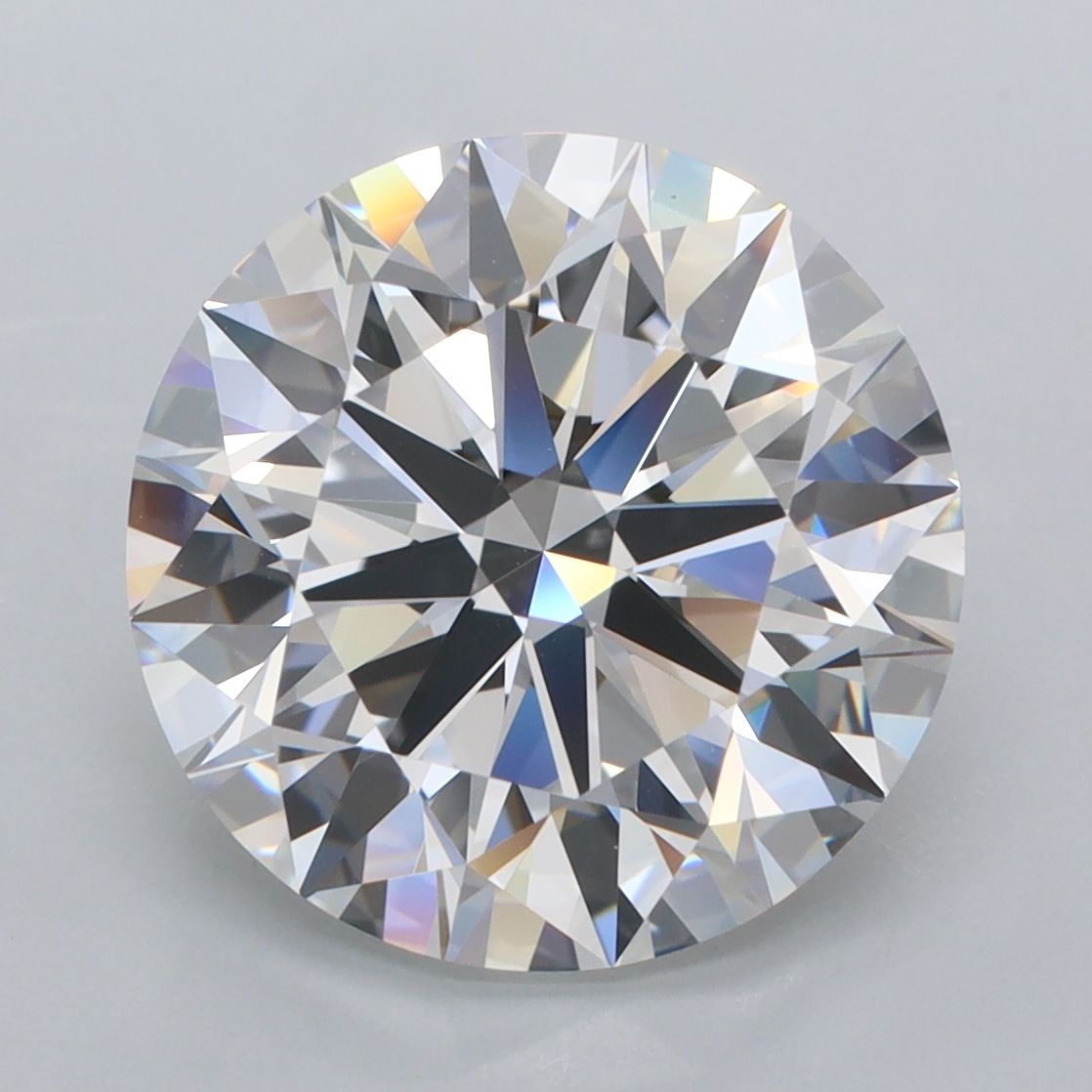 5.95 ct. round Lab Grown Diamond front image