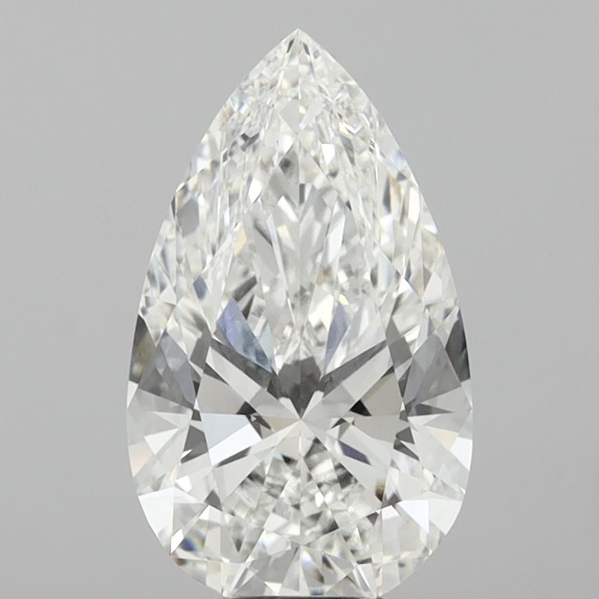7.08 ct. pear Lab Grown Diamond front image