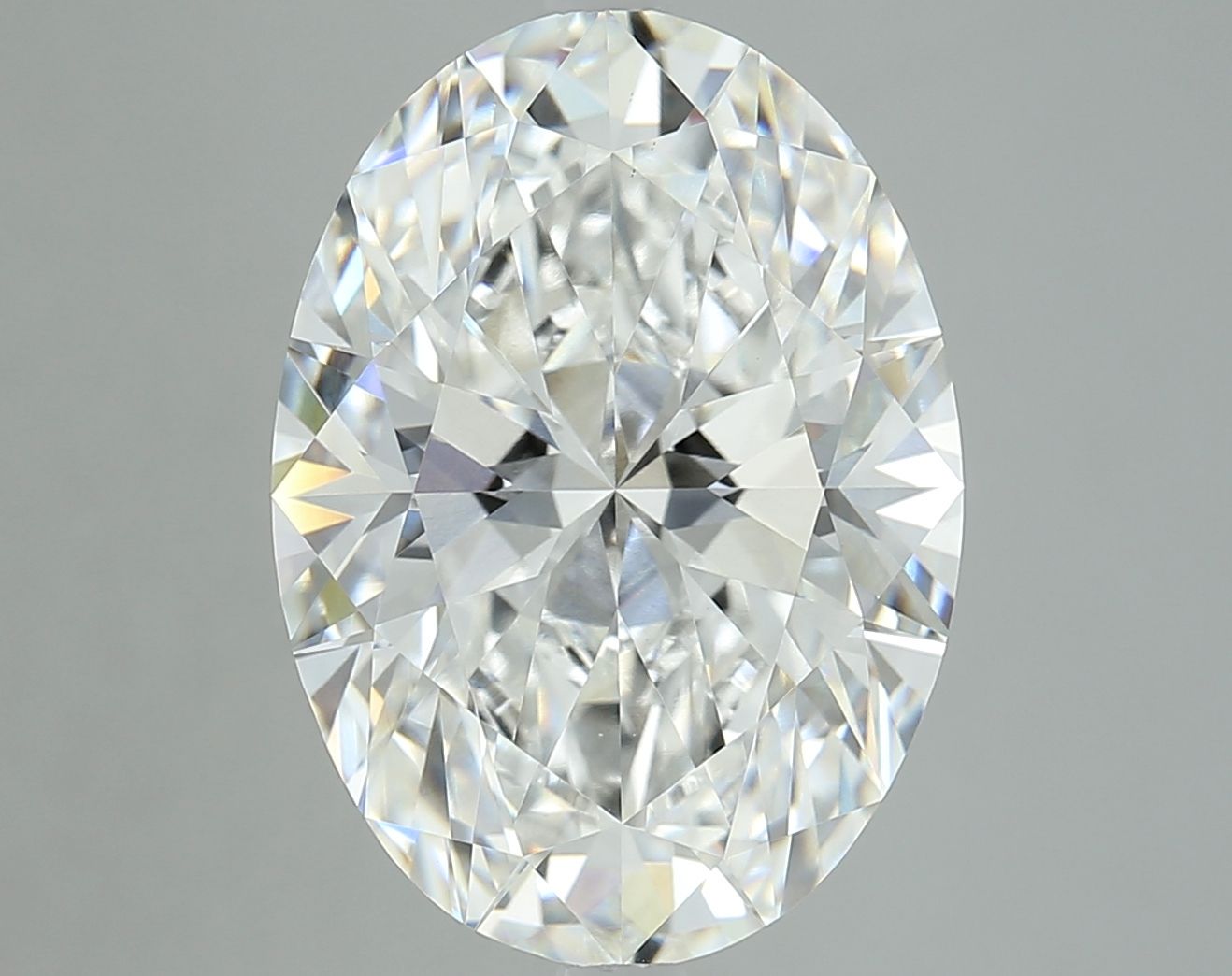 8.04 ct. oval Lab Grown Diamond front image