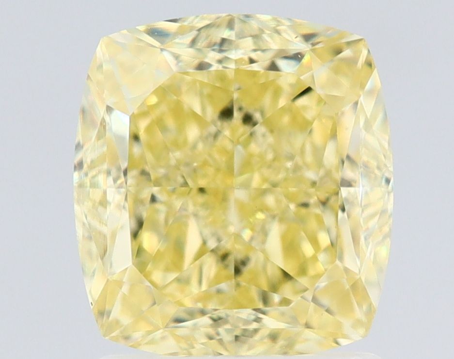 2.01 Carat Cushion modified Diamond Fancy Yellow VS2