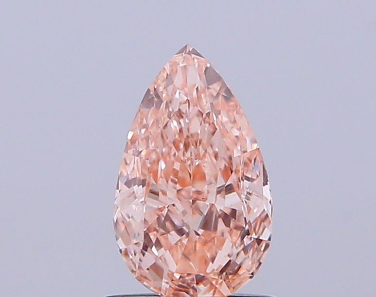 1.06 carat fancy intense pink VS1 EX Cut IGI pear diamond