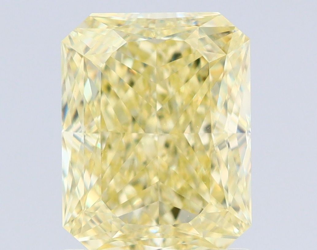 1.5 Carat Radiant Diamond Fancy Yellow VVS2