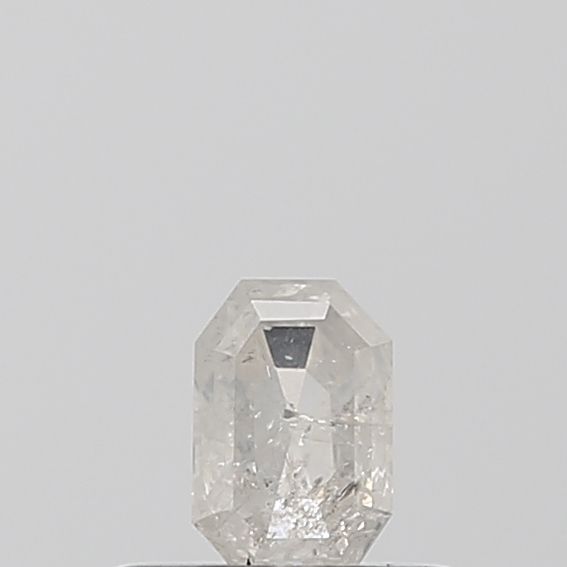 0.28 Carat Emerald Diamond Salt and Pepper VS2
