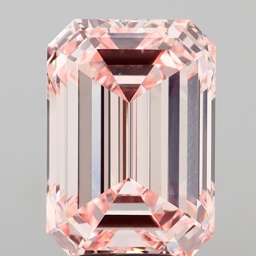 7.05 ct. emerald Lab Grown Diamond front image