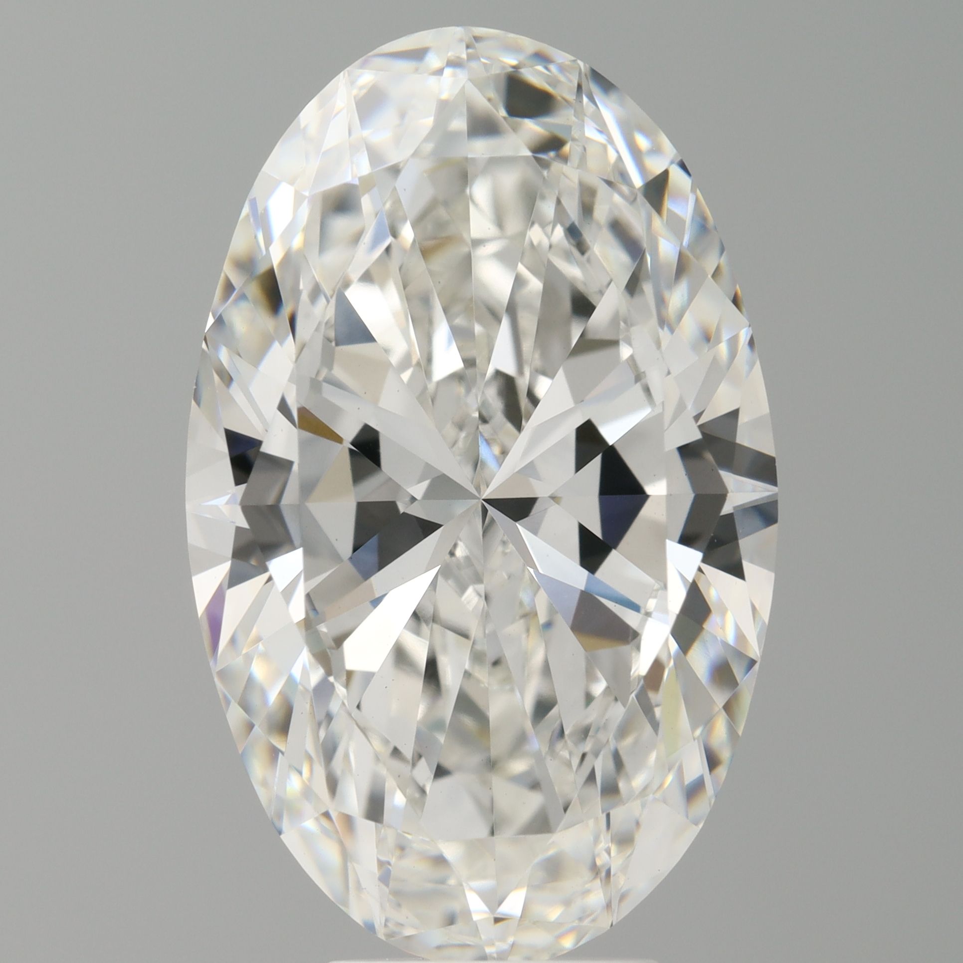 7.08 ct. oval Lab Grown Diamond front image