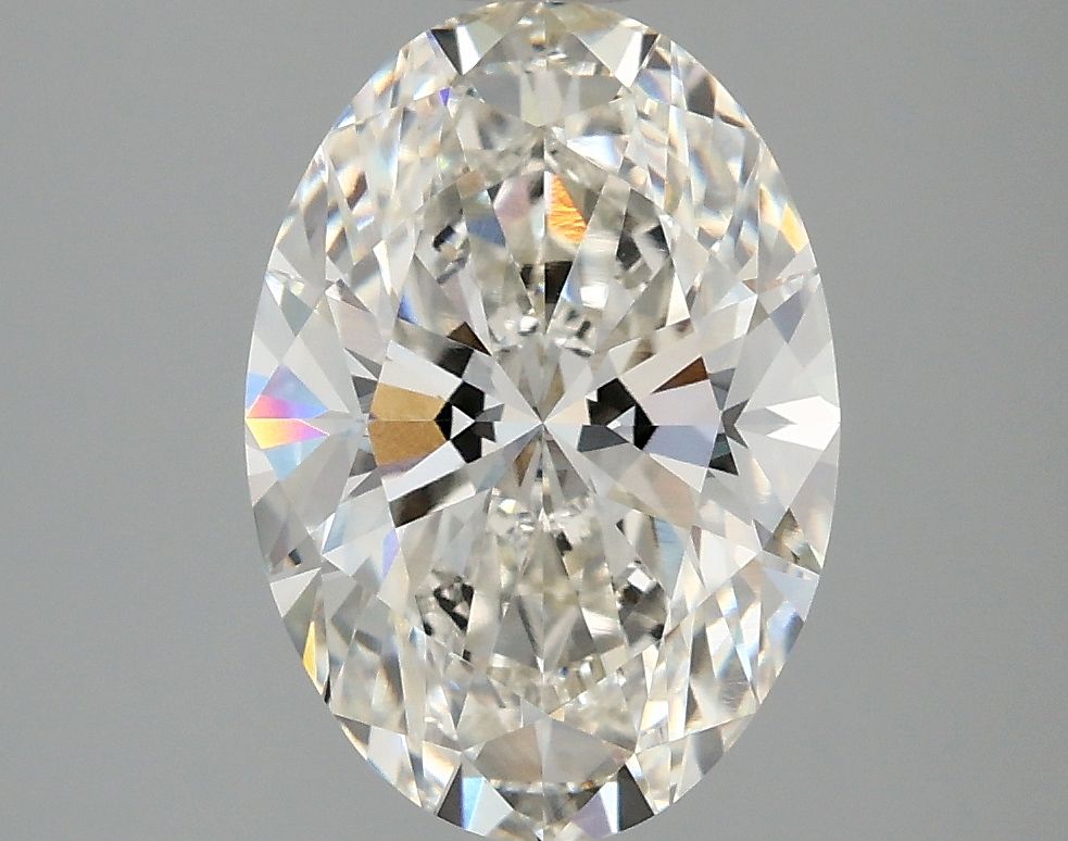3.02 ct. oval Lab Grown Diamond front image