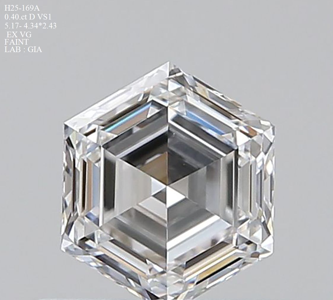 0.4 ct Hexagonal Diamond