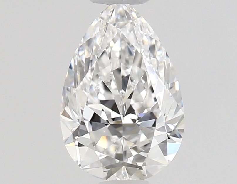 Diament gruszka, 0.5 ct, D, IF