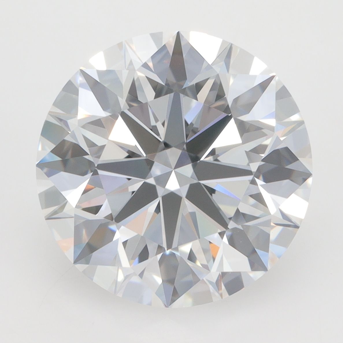 Diament LG okrągły, 5.3 ct, D, VVS1, szlif EX