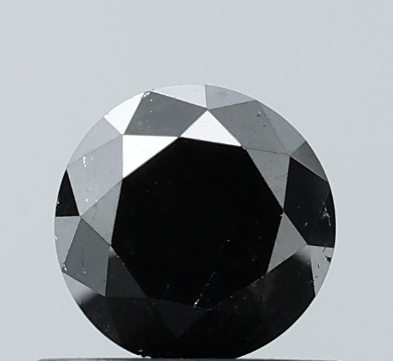 0.77 Carat Round Diamond Black VS2