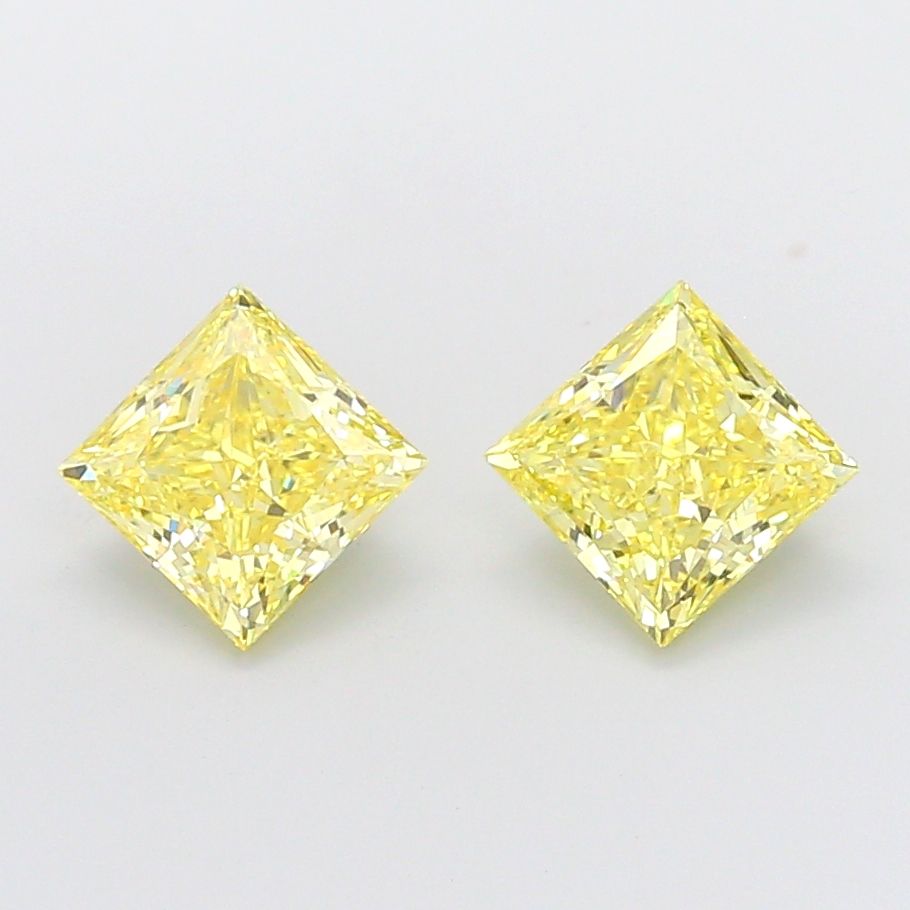 2.70 ct. princess Lab Grown Diamond front image