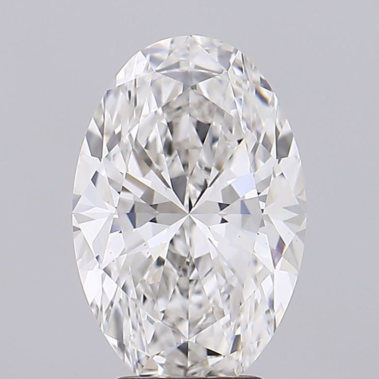 4.10 ct. oval Lab Grown Diamond front image