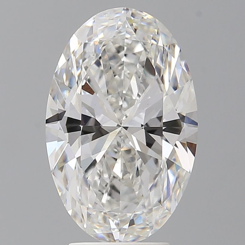 4.50 ct. oval Lab Grown Diamond front image