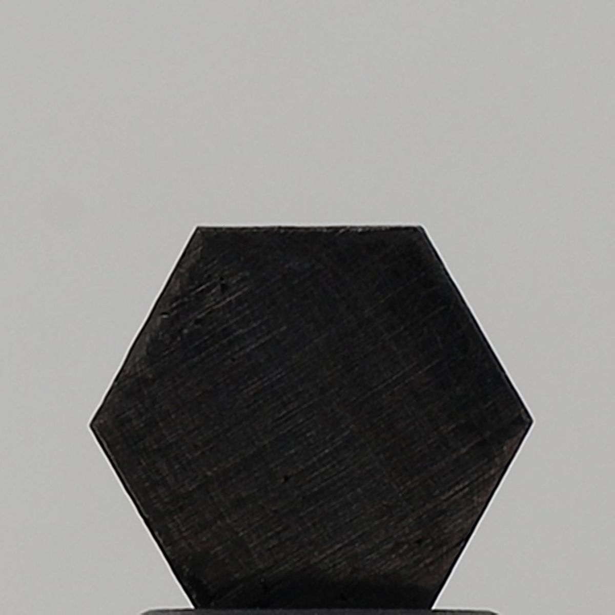 0.89 Carat Hexagonal Diamond Black VVS2