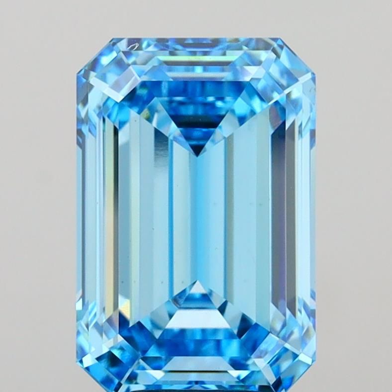 7.02 ct. emerald Lab Grown Diamond front image