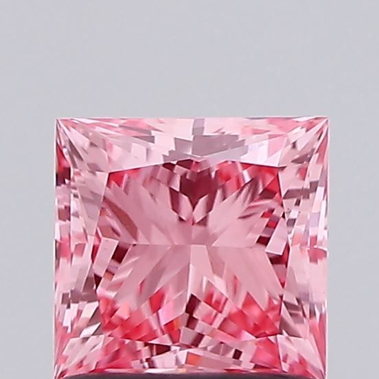 0.85 ct. princess Lab Grown Diamond front image