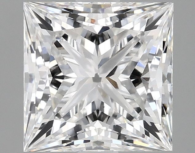 2.10 ct. princess Lab Grown Diamond front image