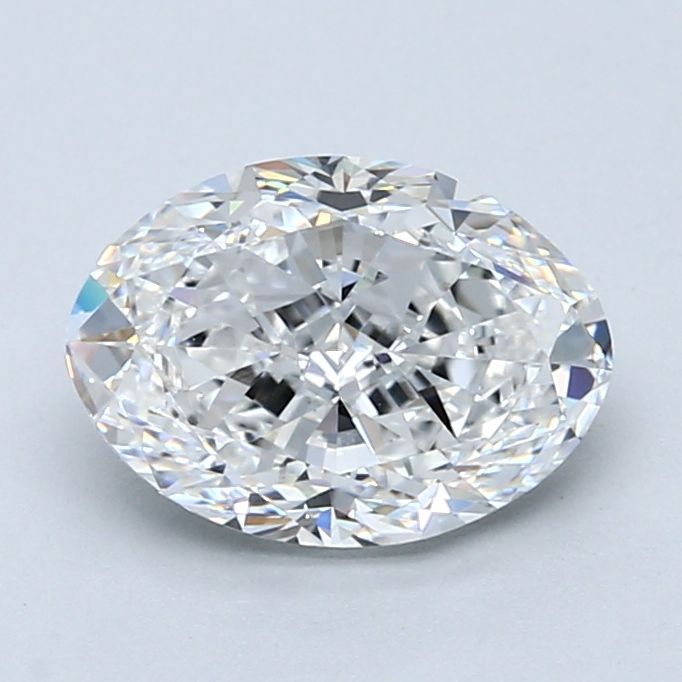 Diament owalny, 2 ct, E, VS1