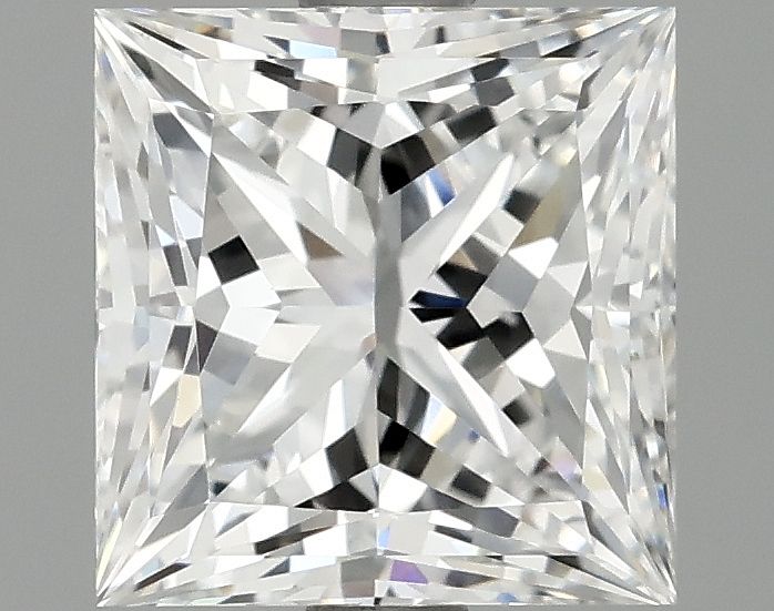 2.10 ct. princess Lab Grown Diamond front image