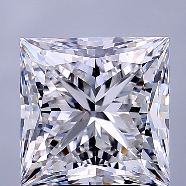 5.20 ct. princess Lab Grown Diamond front image