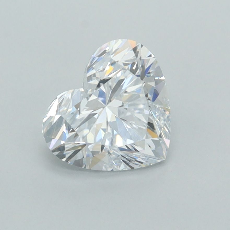 1.34 carat f VVS1 EX Cut IGI heart diamond