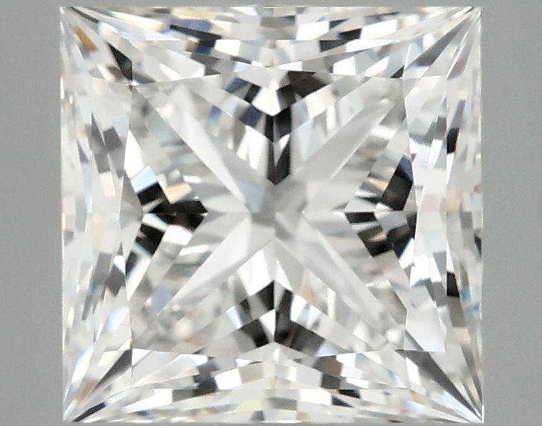 4.19 ct. princess Lab Grown Diamond front image