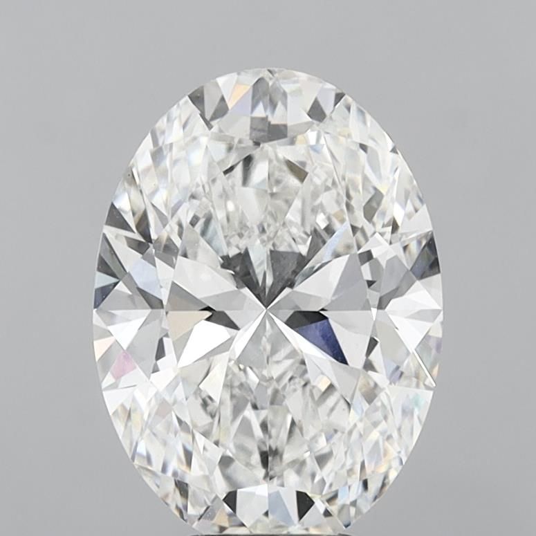 6.08 ct. oval Lab Grown Diamond front image
