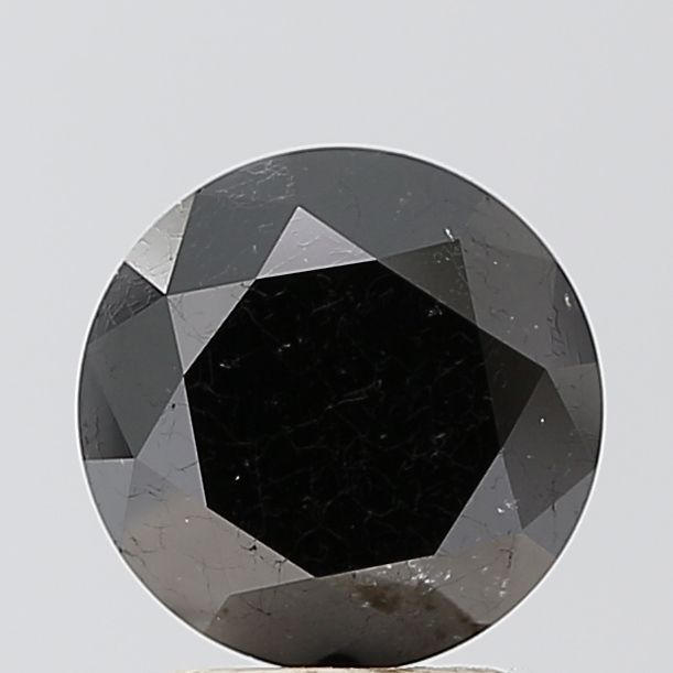 2.79 Carat Round Diamond Black VS1
