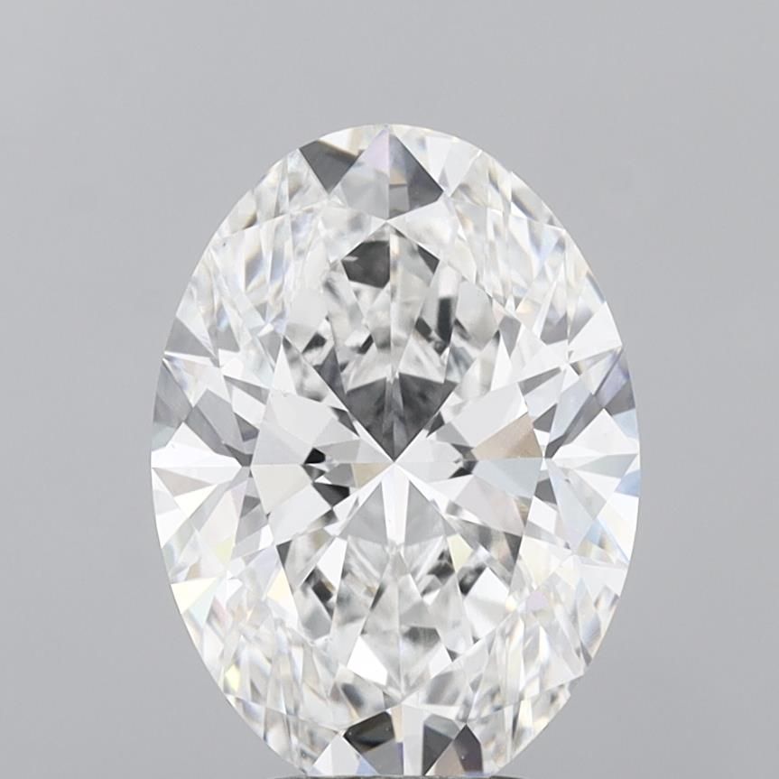 4.10 ct. oval Lab Grown Diamond front image