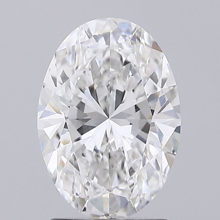 2.02 ct. oval Lab Grown Diamond front image